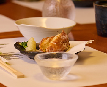 料理はお一人様一皿ずつ